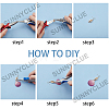 DIY Mermaid Theme Earring Making Set DIY-SC0013-38-4