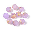 Baking Paint Glass Beads DGLA-N014-8mm-01E-1