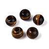 Natural Tiger Eye European Beads G-Q602-09A-05-1