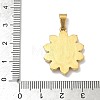 Virgin Mary Theme 304 Stainless Steel Pendants STAS-F336-05A-G-3