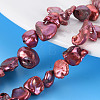 Natural Keshi Pearl Beads Strands PEAR-S021-030-4