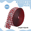 10 Yards Rhombus Vintage Jacquard Polyester Ribbon OCOR-ME0001-81B-2
