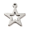 Non-Tarnish 201 Stainless Steel Pendants STAS-A066-14P-1