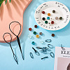 Fashewelry Plastic Hair Braiding Twist Styling Tool Set DIY-FW0001-31-15