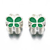 Alloy Enamel European Beads MPDL-T005-004A-RS-2