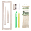 Wood Woven Braiding Disk DIY-WH0591-557A-1