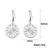 304 Stainless Steel Dangle Earrings FS-WG2153A-02-2