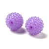 Chunky Resin Rhinestone Bubblegum Ball Beads RESI-S259-A07-2