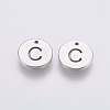 304 Stainless Steel Charms STAS-P225-104P-24-1