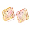 51Pcs Transparent Two Tone Acrylic Beads MACR-K359-19A-2