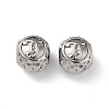 304 Stainless Steel Rhinestone European Beads STAS-A092-10J-P-1