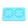 Clover DIY Pendant Silicone Molds DIY-WH0096-28-1