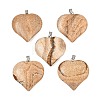 Natural Picture Jasper Pendants GG-K002-04R-1