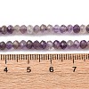Faceted Natural Amethyst Beads Strands G-RM241221-N2-3