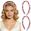 Silk From Silkworms Hair Bands OHAR-WH0033-019B-1