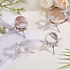 Dragonfly Alloy Crystal Ball Holders DJEW-WH0103-009-4