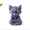 Resin Carved Meditation Fox Statue Home Decoration PW-WG3BA60-05-1