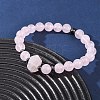 Natural Mixed Gemstone Beaded Stretch Bracelet for Women BJEW-A145-01-5