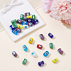 30Pcs Handmade Evil Eye Lampwork Beads LAMP-ME0001-14-4