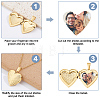 304 Stainless Steel Heart Locket Pendant Necklaces for Photo NJEW-WH0020-97B-3