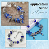 100Pcs 10 Styles Resin European Beads RPDL-SP0001-08-7