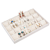 24 Grids Velvet Jewelry Pendant Display Trays ODIS-WH0043-165A-1