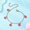 Alloy Enamel Charm Bracelets BJEW-JB13169-02-1
