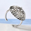 Brass Cuff Rings for Women RJEW-Q008-09P-1