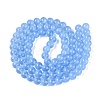 Transparent Glass Imitation Cat Eye Beads Strands GLAA-Q110-01C-05-2