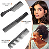 Plastic 10Pcs Hair Comb & 10Pcs Alligator Clip Set for Hairdressing DIY-TA0015-58-5