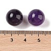 Natural Amethyst No Hole Sphere Beads G-K353-04B-03-3