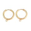 316 Stainless Steel Huggie Hoop Earring Findings EJEW-B158-01E-G-1