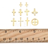60Pcs 10 Styles 201 and 304 Stainless Steel Pendants STAS-FS0001-90-5