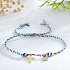 Brass Charm Bracelets LU5248-2-1