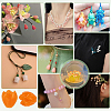150Pcs Opaque Resin Beads RESI-PH0002-76B-5