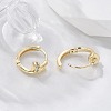 Brass with Cubic Zirconia for Women EJEW-Q014-18G-5