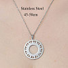 Non-Tarnish 201 Stainless Steel Hollow Sun Pendant Necklace NJEW-OY002-28-3