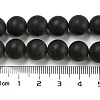 Dyed & Heated Natural Black Agate Beads Strands G-P088-14-10mm-3