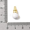 Christmas Brass Enamel Pendants KK-L258-05G-A01-3