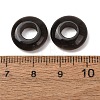 Natural Silver Sheen Obsidian European Beads G-C134-01H-2