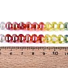 Electroplate Transparent Glass Beads Strands EGLA-N022-14A-B02-4