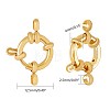304 Stainless Steel Spring Ring Clasps STAS-G190-17G-2