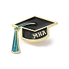 MHA Graduation Caps Enamel Pins JEWB-M042-08E-1