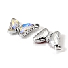 UV Plating Alloy Glass Pendants FIND-K032-22P-3