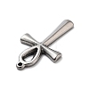 304 Stainless Steel Pendants STAS-Z091-08AS-03-2