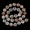 Natural Black Gold Rutilated Quartz Beads Strands G-C116-A182-01-3