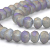 Electroplate Glass Beads Strands EGLA-S141-8mm-03C-3