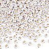 500Pcs Plating Acrylic Beads PACR-TADJ0001-01S-1