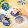 5D DIY Diamond Painting Cup Mat Kits DIY-TAC0021-09C-58