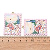 Printed Alloy Pendants AL-CBA7256-15G-02-2